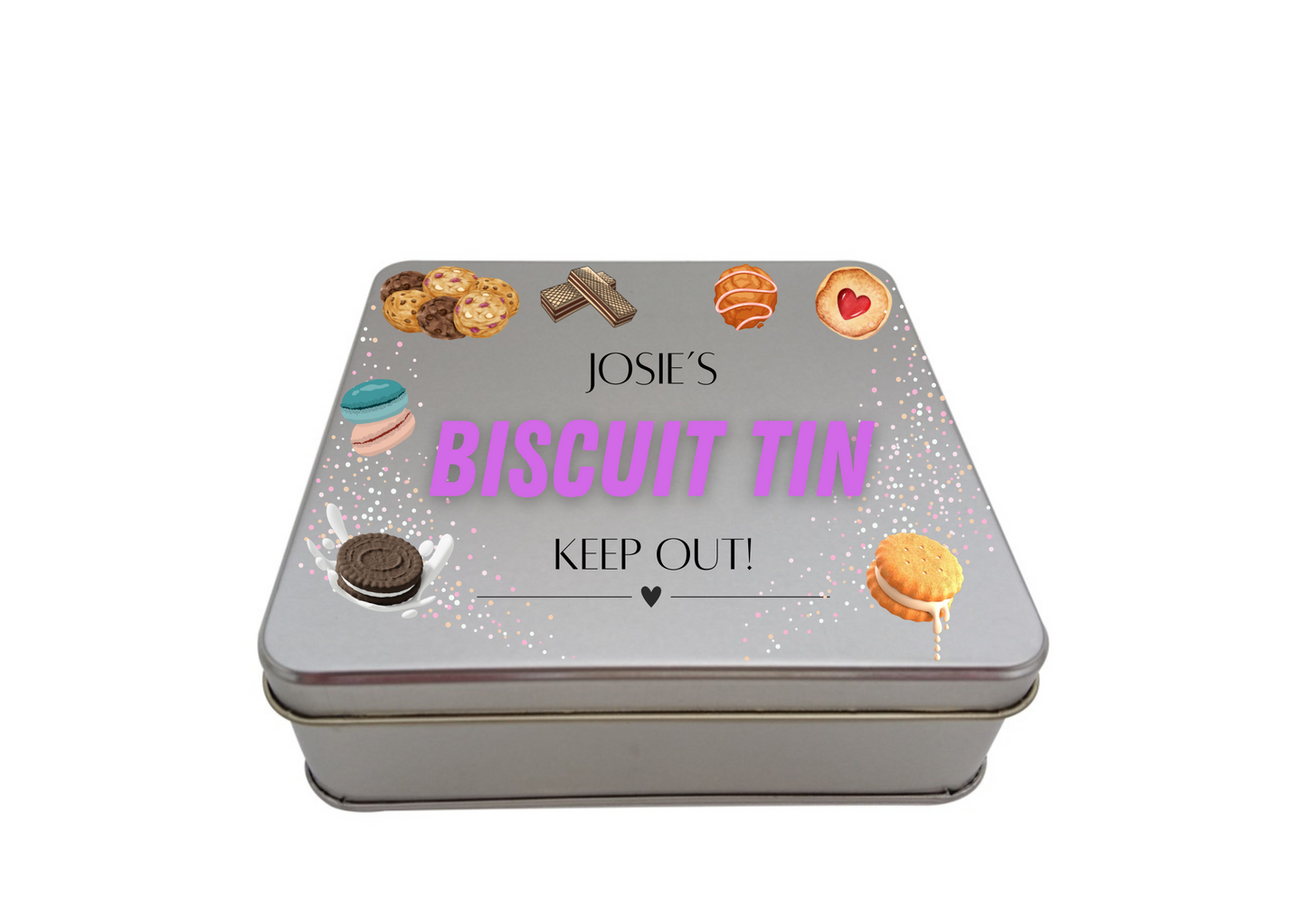 Personalised Biscuit/Sweet Tin